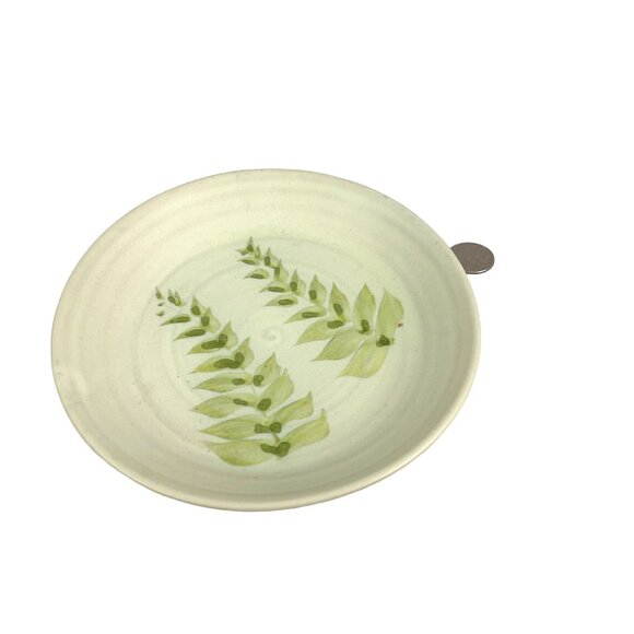 Handcrafted Ceramic Bowl With Leaf Design By Hilborn - Picture 5 of 8